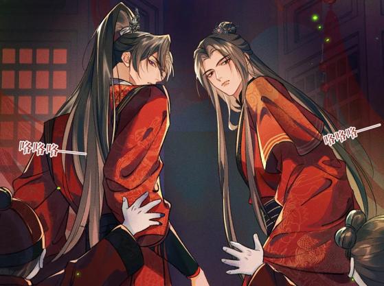 《二哈》漫画复刊，连更三话，新画风超唯美，师尊害羞脸红捂耳朵