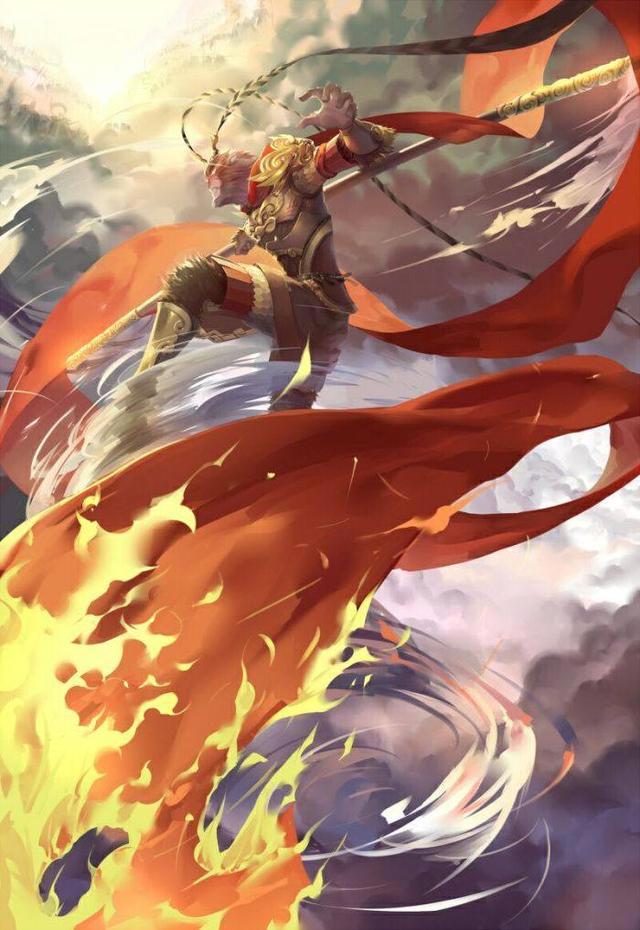 这可能是我在二次元见过最帅的孙悟空了，别拦我，我要给他生猴子