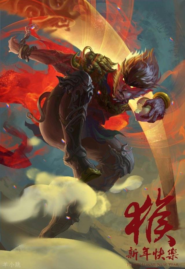 这可能是我在二次元见过最帅的孙悟空了，别拦我，我要给他生猴子