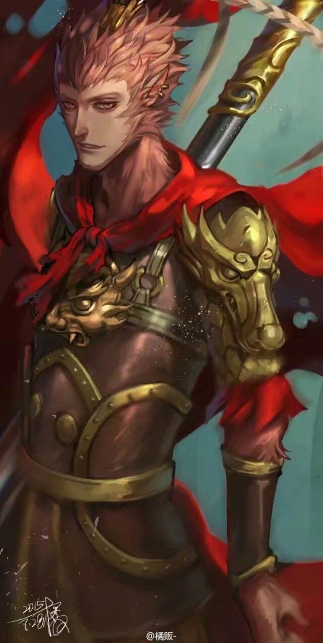 这可能是我在二次元见过最帅的孙悟空了，别拦我，我要给他生猴子