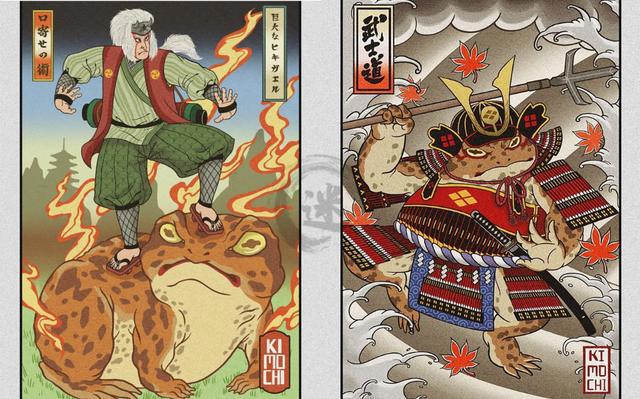 “武士风”的日漫人物真辣眼睛，《复联》英雄变武士？认不出来！