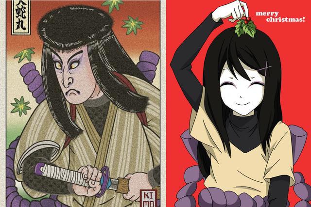 “武士风”的日漫人物真辣眼睛，《复联》英雄变武士？认不出来！