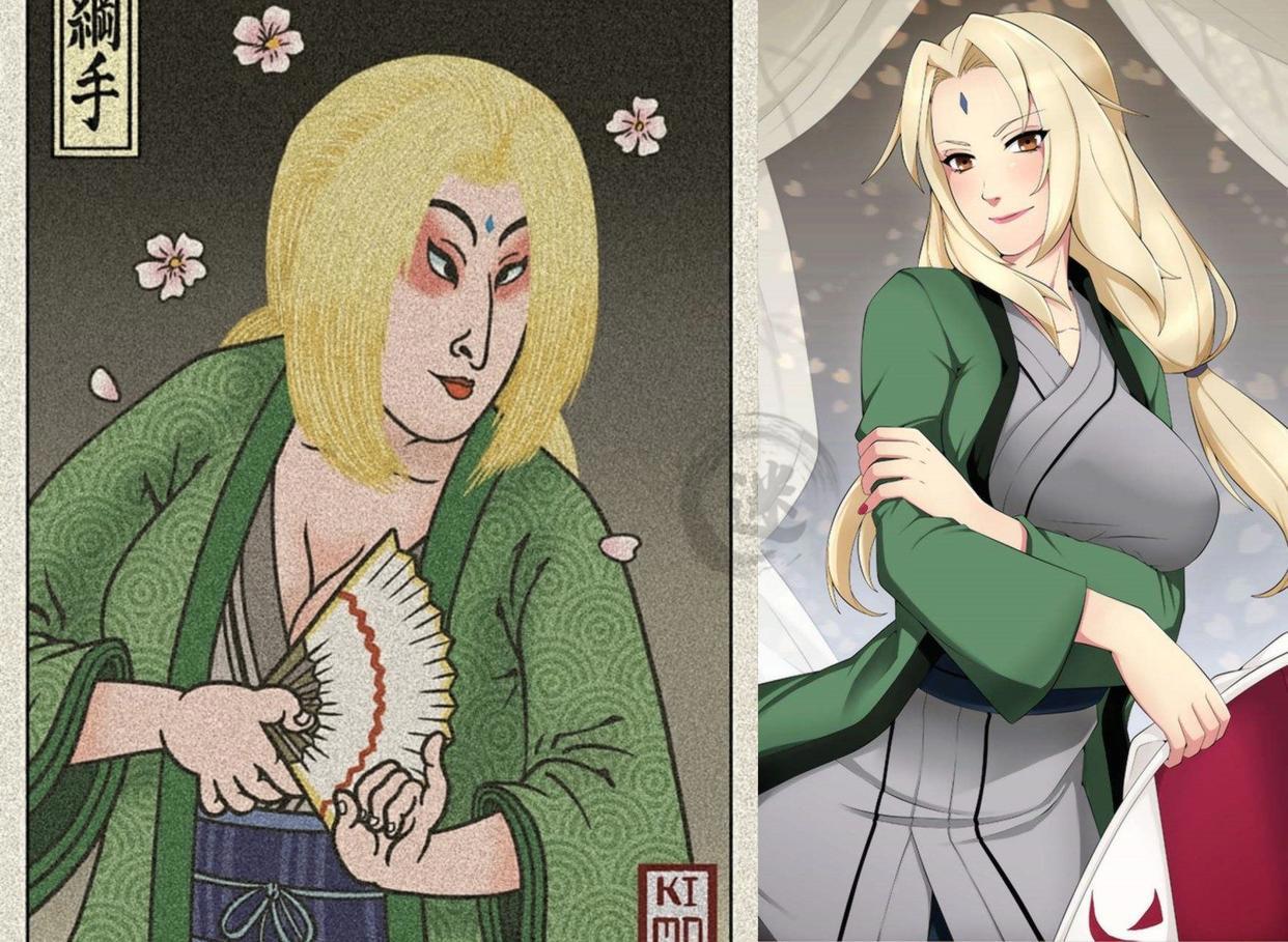 “武士风”的日漫人物真辣眼睛，《复联》英雄变武士？认不出来！