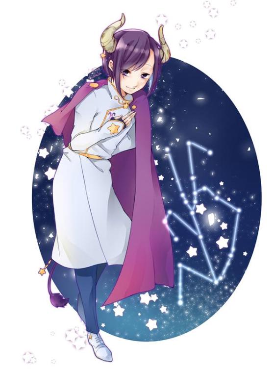 当十二星座拟人化，射手座是运动健将，巨蟹座变成王子形象