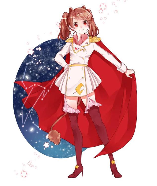 当十二星座拟人化，射手座是运动健将，巨蟹座变成王子形象