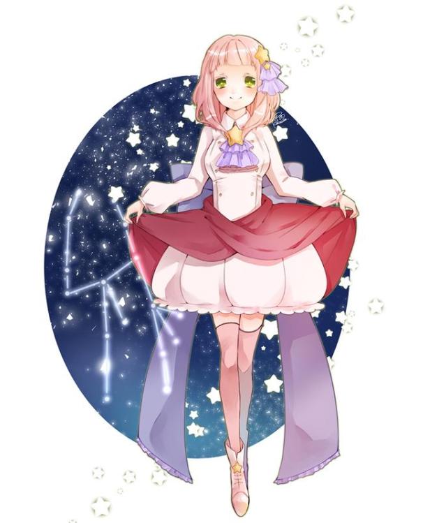 当十二星座拟人化，射手座是运动健将，巨蟹座变成王子形象