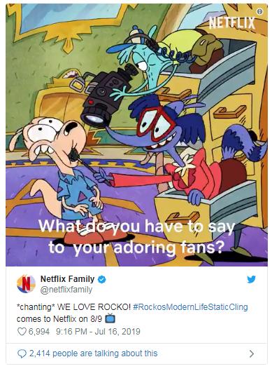 《洛可的摩登生活：静电吸附》电影将于8月登陆Netflix