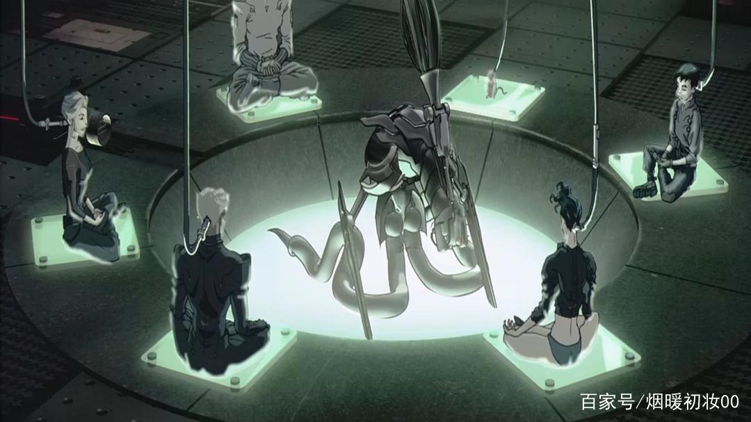 《黑客帝国》动画版：人美心狠，女黑客空手接白刃，反杀男友