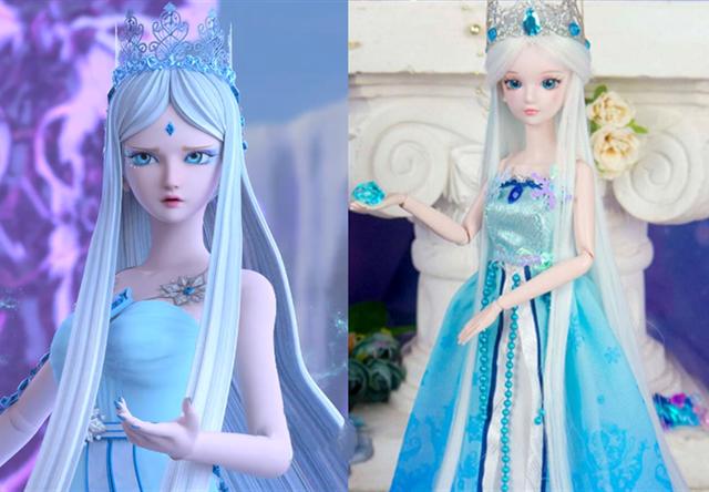 当叶罗丽仙子变芭比娃娃，灵公主垫底，冰公主第三，第一神还原