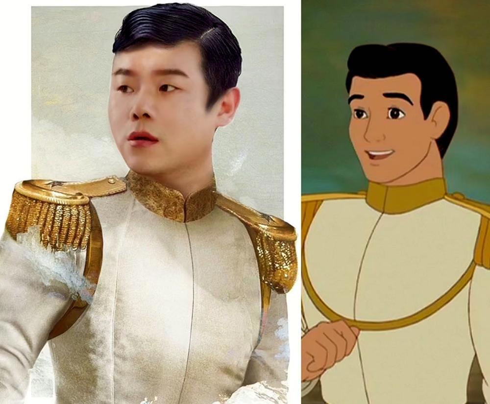 小岳岳进入二次元，6组动漫“P图”作品吸睛，芭比小岳岳像位公主