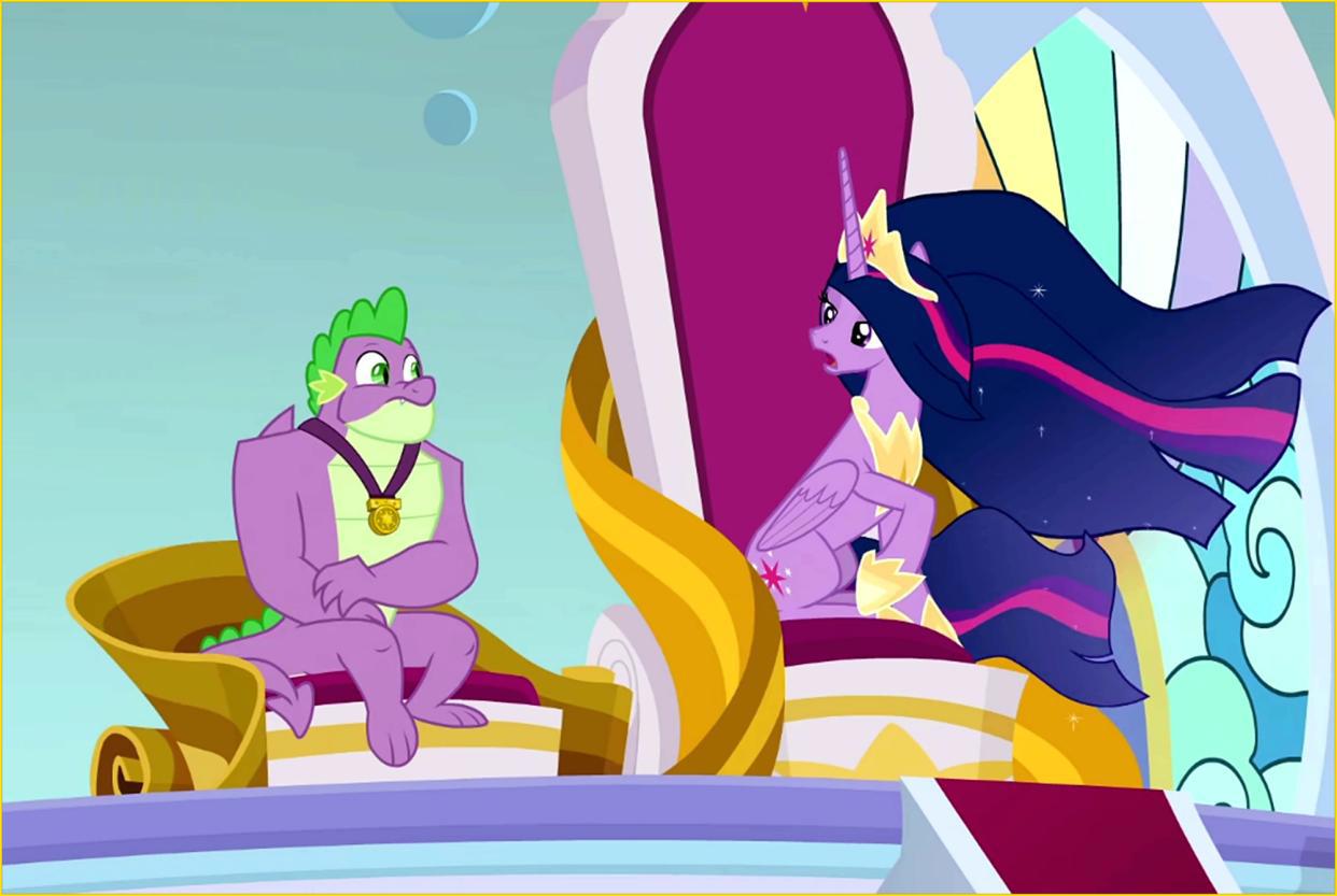 小马宝莉同人漫画流出，你能认出几个人？紫悦像是闭月羞花的仙子