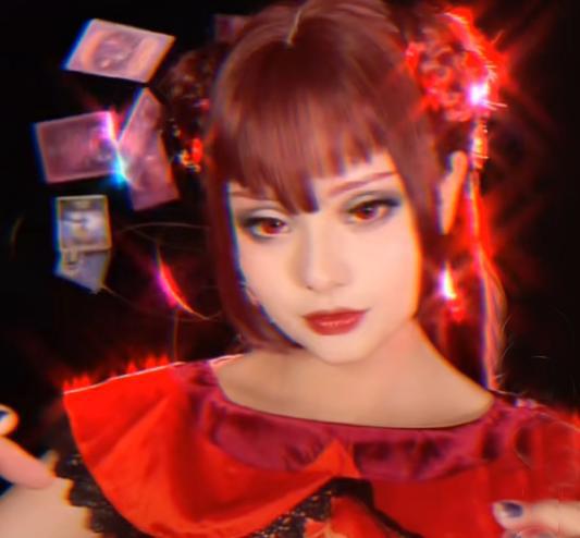 宝藏女孩仿妆叶罗丽角色，陈思思太俏皮，冰公主超还原