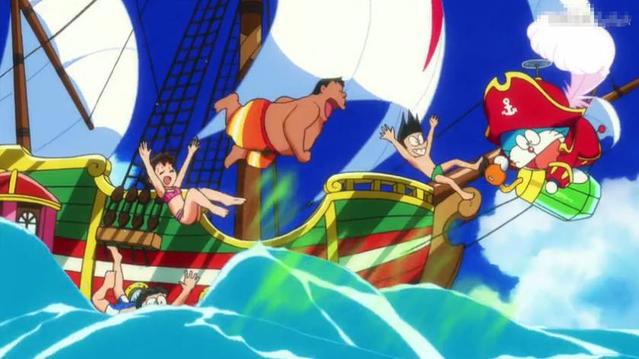 哆啦a梦大雄的金银岛：寻宝遭遇险境，大雄爆发小宇宙拯救机器猫