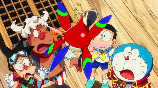 《哆啦A梦：大雄的金银岛》新番上映，海贼王即视感！你看了吗？