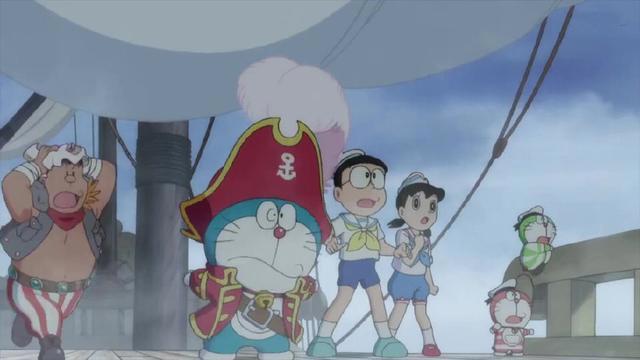 《哆啦A梦：大雄的金银岛》新番上映，海贼王即视感！你看了吗？