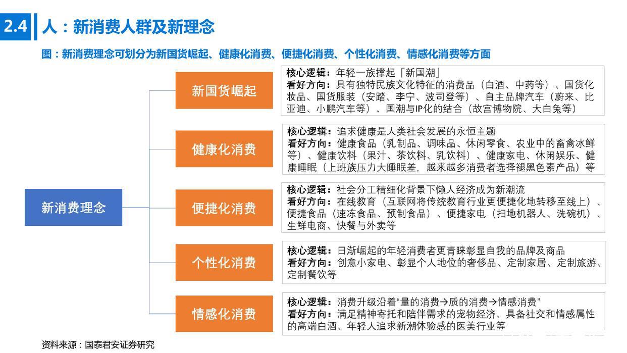 新消费行业研究报告：全景解读新兴消费领域20条高成长赛道