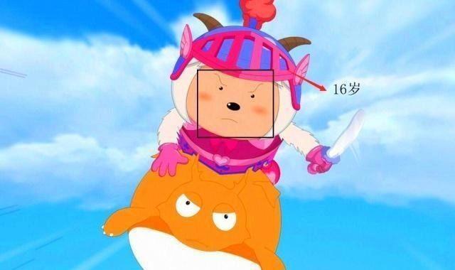 《喜羊羊与灰太狼》美颜相机测试年龄，班长16岁，红太狼不忍直视