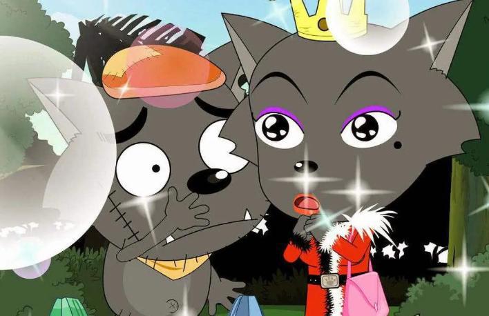 《喜羊羊与灰太狼》狼族的四位公主，过得最卑微的居然是红太狼