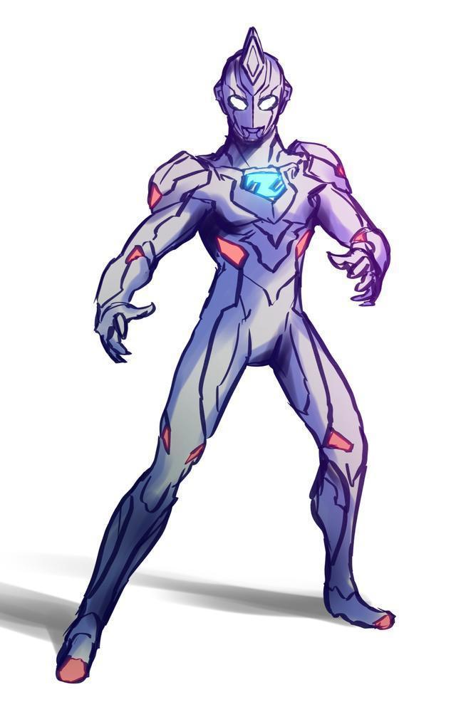 业界同人画师手绘泽塔奥特曼强化形态致敬元素过多毫无违和感