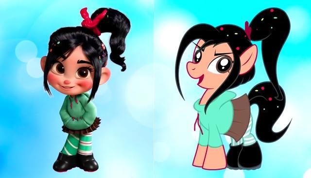 当童年动漫角色变成了小马驹，云妮活泼可爱，白雪公主神似小蝶