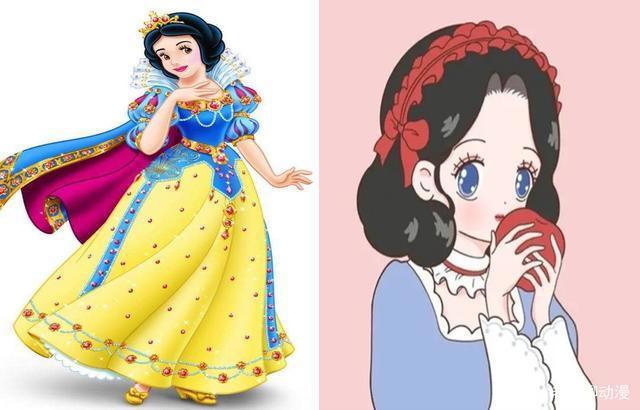 当迪士尼公主变洛丽塔，花木兰清秀美丽，白雪公主俏皮可爱