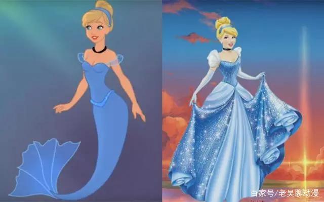 迪士尼公主化身美人鱼，艾莎公主高贵美丽，花木兰“画风突变”