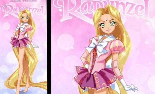 当迪士尼公主变成了日本画风，爱丽丝萌萌哒，花木兰更性感了！