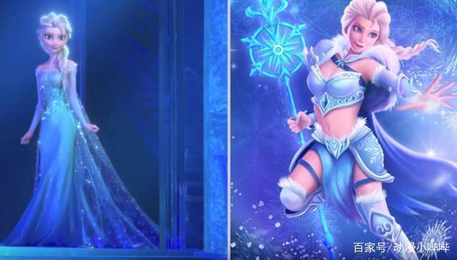 当迪士尼公主变成DOTA2英雄，艾莎是冰女无疑，花木兰化身龙骑士