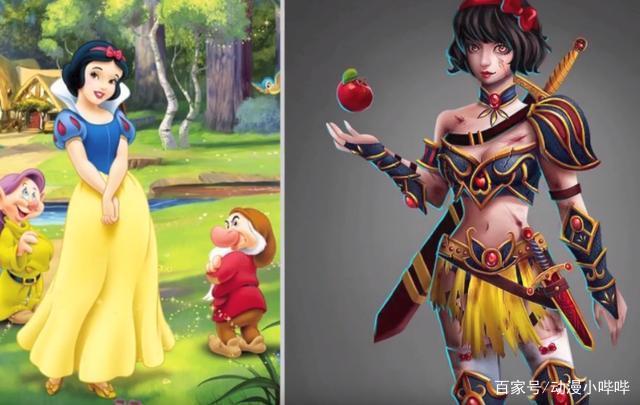 当迪士尼公主变成DOTA2英雄，艾莎是冰女无疑，花木兰化身龙骑士