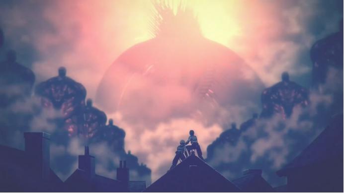 进击的巨人最终季part2结局：艾伦与三笠交织的回忆