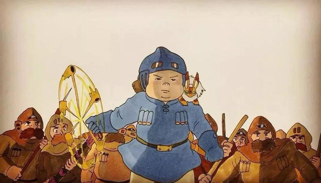 国外大神绘制“肥宅吉卜力女主”！《千与千寻》《风之谷》均遭殃