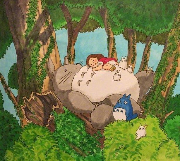 国外大神绘制“肥宅吉卜力女主”！《千与千寻》《风之谷》均遭殃