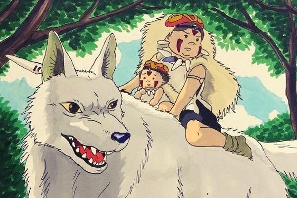 国外大神绘制“肥宅吉卜力女主”！《千与千寻》《风之谷》均遭殃