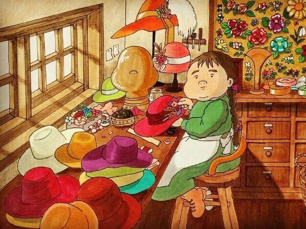 国外大神绘制“肥宅吉卜力女主”！《千与千寻》《风之谷》均遭殃