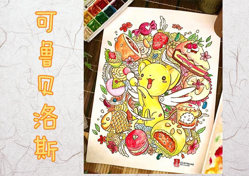 动漫里的小妖怪大集合！被美食环绕真兴奋，无脸男与龙猫笑开了花