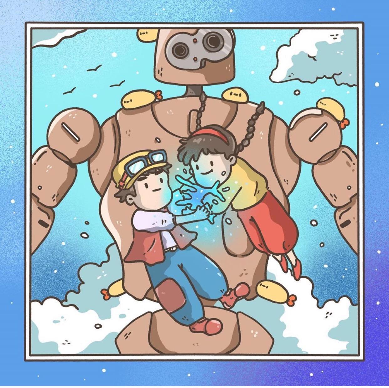 《宫崎骏动画》系列同人画，台湾画师的大作，你没见过的Q萌画风