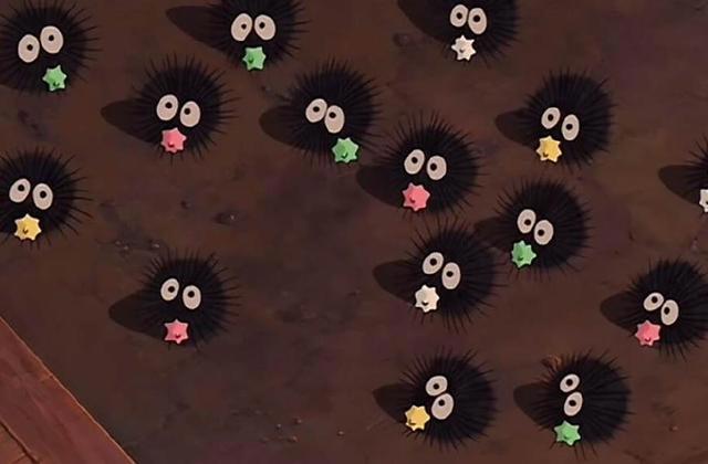 宫崎骏作品中最萌的角色，这五个的可爱程度不输龙猫