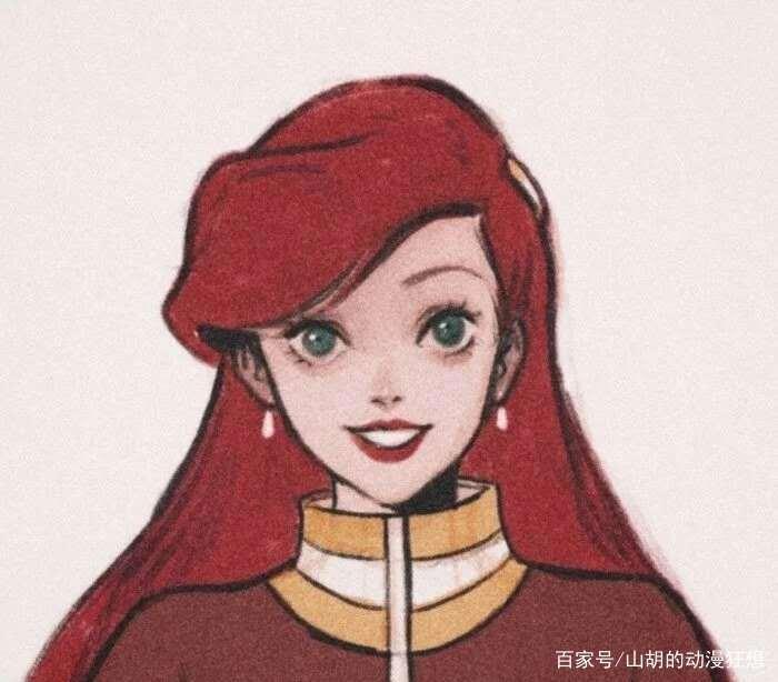 动漫壁纸：迪士尼公主在霍格沃兹的入学照，个人认为贝尔最美