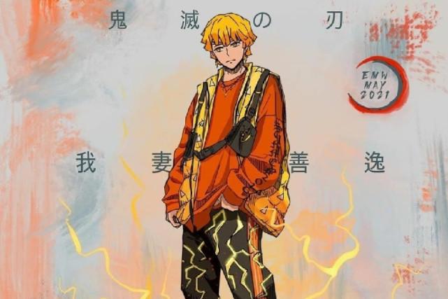 鬼灭之刃：三小强换上现代服饰，伊之助霸气侧漏，炭治郎有点另类