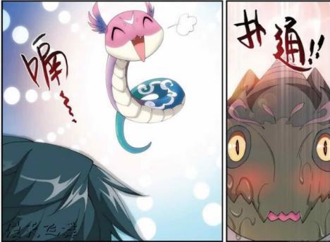 黑蛇白牙有“萝莉控”，一眼就相中了美杜莎变身后的小蛇