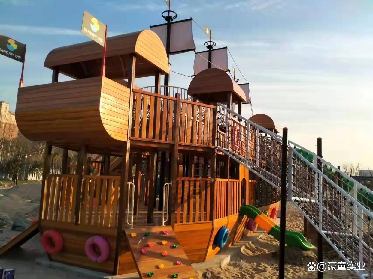 浙江杭州室内儿童游乐园海盗船风格怎么装修