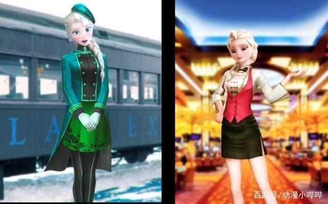 当冰雪女王艾莎化身“变装达人”，女仆装超俏皮，旗袍装有那味！