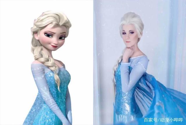 现实版冰雪女王，艾莎美貌遗传自妈妈，包子脸安娜笑起来也很甜！
