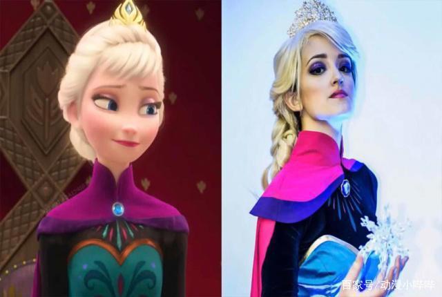 现实版冰雪女王，艾莎美貌遗传自妈妈，包子脸安娜笑起来也很甜！