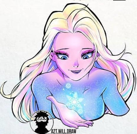 假如日漫大神画冰雪女王艾莎，海贼版像大妈女儿，龙珠神似布玛