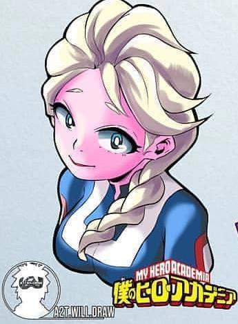 假如日漫大神画冰雪女王艾莎，海贼版像大妈女儿，龙珠神似布玛