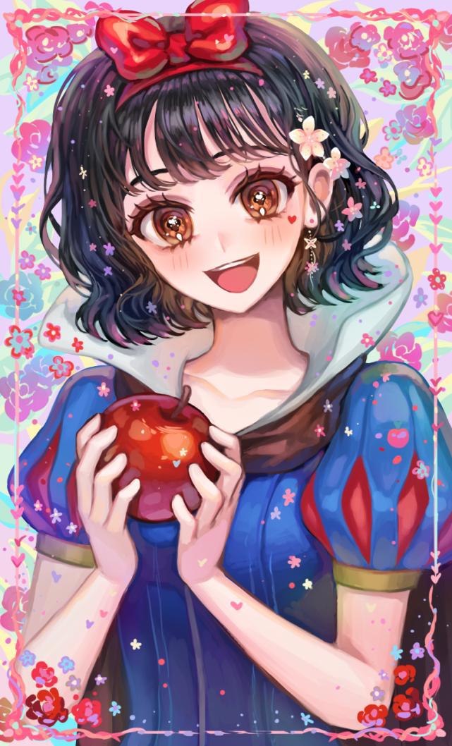 《迪士尼公主》新形象：白雪娇俏可爱，冰雪女王令人沉醉