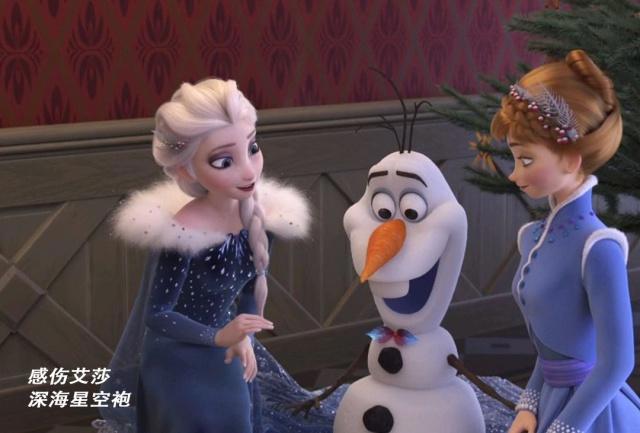 冰雪奇缘：艾莎的5种服装造型，保暖好看两不误，扶摇裙却最惊艳