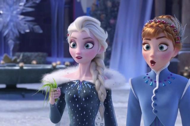 冰雪奇缘：艾莎的5种服装造型，保暖好看两不误，扶摇裙却最惊艳