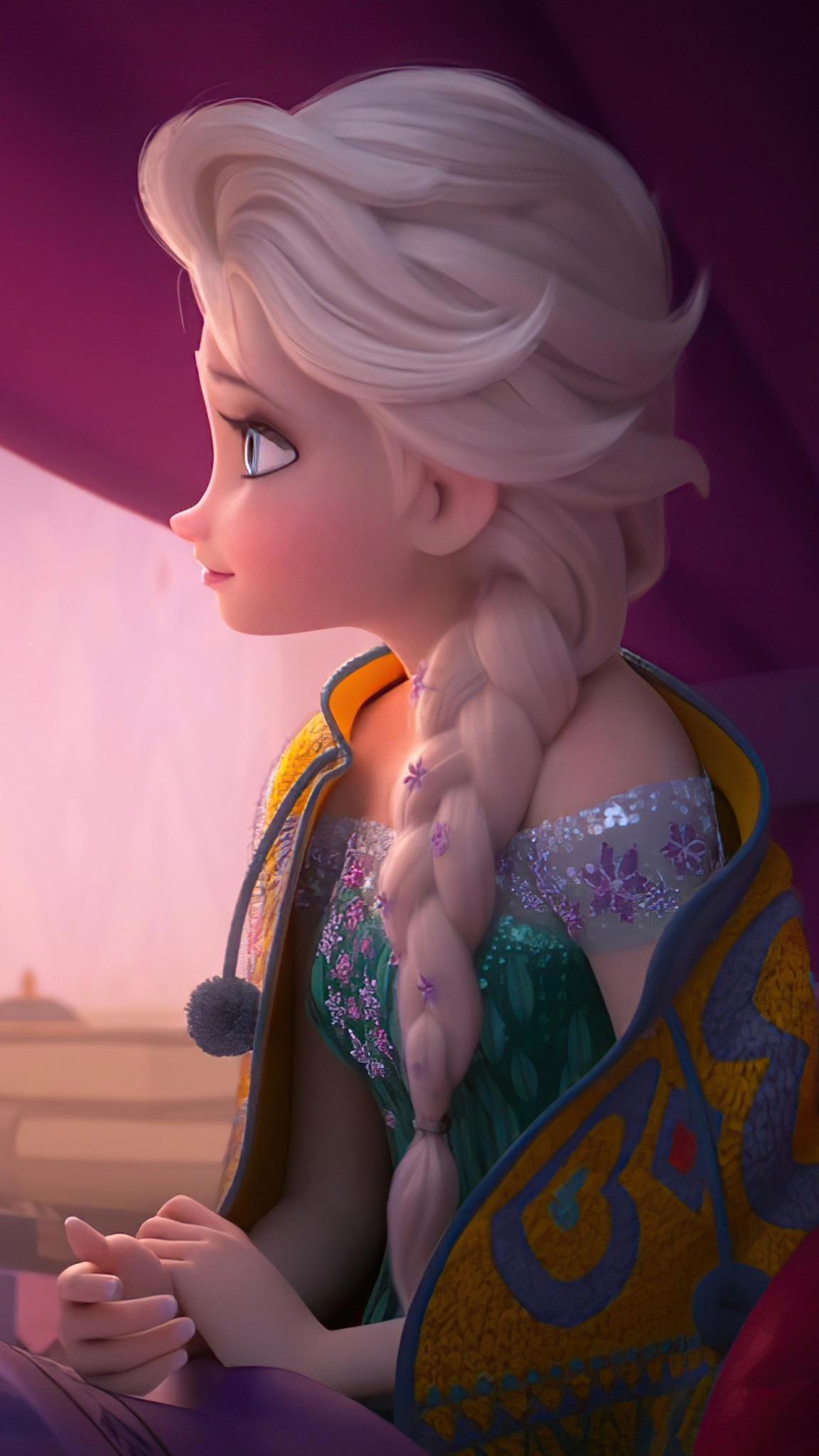 美美美！冰雪奇缘2番外：生日惊喜艾莎女王高清特写壁纸！